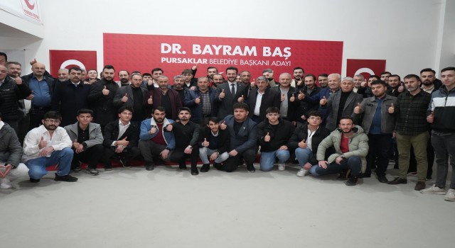 Pursaklar'da Bayram Baş'a Sivil Toplum Kuruluşlarından Büyük Destek