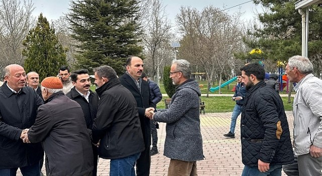 Başkan Altay Selçuklu Motorlu Vasıtalar Sanayi Camii’nde Vatandaşlarla Buluştu