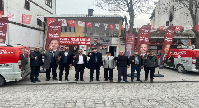 Mehmet Fatih Uğurlu, Güdül Belediye Başkan Adayı İbrahim Çakır'ı Ziyaret Etti