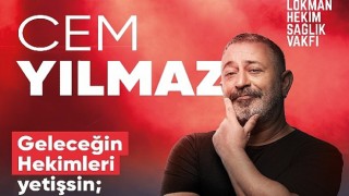 Cem Yılmaz “Geleceğin Hekimleri” yetişsin, “sağlıkta şiddet” bitsin diye sahneye çıkıyor