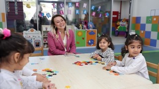 Başkan Mutlu, Oyun Evi’nin minikleriyle bir araya geldi “Okul öncesi eğitim her çocuğun hakkı”